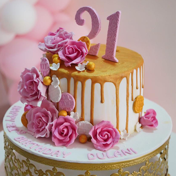 Rose Gold Buttercream Cake – Vanilla Pod Bakery