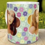 Personalized 3 Photo Mug
