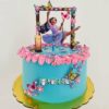 Encanto themed printed topper cake