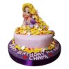 Rapunzel Printed Toper Cake