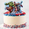 Avengers Printed Topper Cake