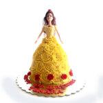 The Belle Princess Themed Doll Cake