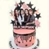 Blackpink themed buttercream cake