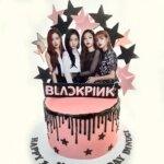 The Blackpink Printed Topper Cake - 1.0Kg