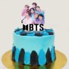 BTS printed topper Cake