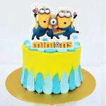 The Minions Printed Topper Buttercream Cake - 1.0Kg