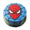 Spiderman Face Cake