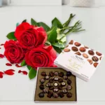 Red Roses & Revello Speciality Chocolate Pack