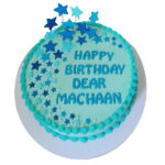 Eggless Cake with Stars - 1Kg