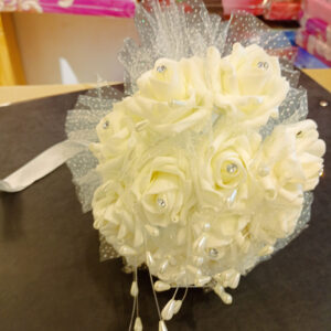 Foam Roses Wedding Bouquet