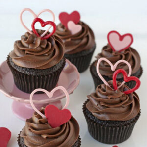 Love Hearts Cupcake
