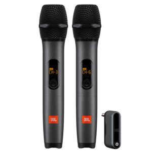 The crystal clear clarity from the JBL wireless mics