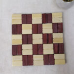 Bamboo Coaster Table Mat - 6 Pcs Pack 5" x 5"