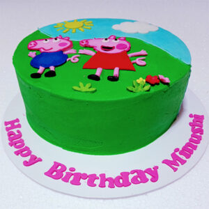 Pepa Pig Buttercream Cake