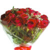 18 red roses bunch