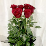 6 Red Roses Bunch