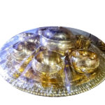 Brass Buddha Puja Set - 7 Pcs