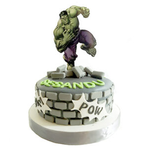 Avengers hulk cake