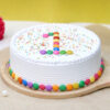 Buttercream Cake with Smarties