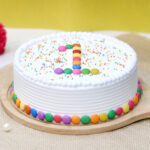 Buttercream Cake with Smarties - 0.5Kg