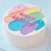 Color Pallete Mini Cake for Any Occasion