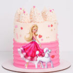 Barbie Princess Printed Topper Cake