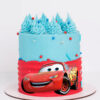 This exciting and action-packed cake is ideal for any child who enjoys automobiles! It showcases a vibrant and colorful image of a car