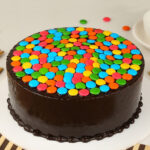 Chocolate Celebration Cake with Smarties