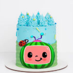 Cocomelon Printed Topper Cake