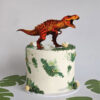 This Tyrannosaurus Printed Topper Cake is the perfect way to celebrate your child's dinosaur-themed birthday party.