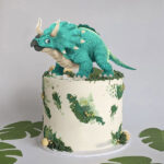 Dinosaur Printed Topper Cake