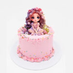 Little Princess Themed Printed Topper Cake 0.75Kg