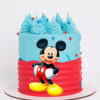 Make any celebration extra special with this fun and festive Mickey Mouse cake! This delicious cake is perfect for any fan of Mickey Mouse.