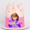 Make your little girl's celebration extra special with this Sofia the First Printed Topper Cake! This adorable cake is perfect for any Sofia the First fan.
