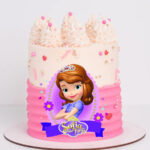 Sofia Princess Themed Printed Topper Cake