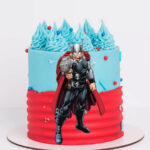 Thor Printed Topper Cake