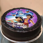 Aladin Themed Edible Photo Image Chocolate Cake
