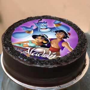 Aladin movie theme edible print cake
