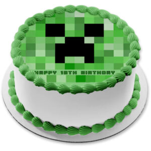 Craft the ultimate celebration with a Minecraft edible photo cake that's as blocky and delightful as the game itself!