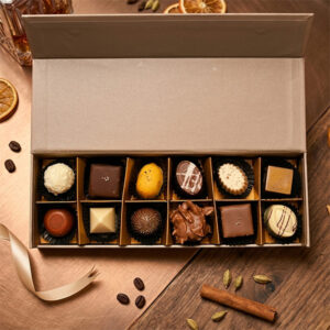 Cafe Kai: 12-Piece Signature Alcoholic Chocolate Collection