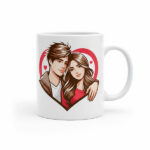 Happy Couple Love Photo Mug