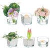 Use these square vases for fresh or dried flowers, floating candles, greenery, potpourri, or even decorative stones and fairy lights.
