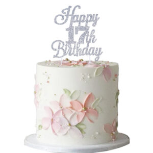Buttercream Pallete Birthday cake with custom topper