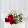Three Stunning Red Roses: The classic symbol of love and romance