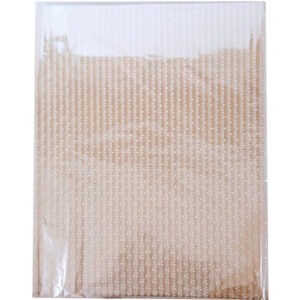 Clear Cellophane Wrap with white dotted design (100 Sheets)
