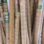 Natural Bamboo Roll Up Window Blind (උණ බම්බු බට පැලලි) 6ft x 6ft 180cm x 180cm