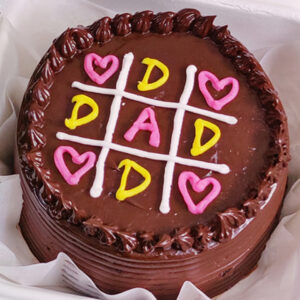 Love You DAD Bento Chocolate Cake
