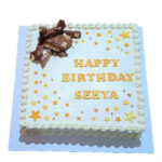 Chocolate Birthday Cake with Kit Kat & Snickers
