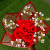 Give the gift of everlasting love with this beautiful and enduring silk rose bouquet.