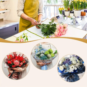 The papers are made from high-quality, waterproof material, ensuring that your flowers stay fresh and vibrant even in humid conditions.